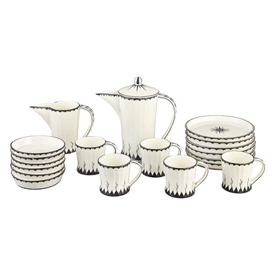 Lot 265 - 20th Century Austrian Design Porcelain Coffee...