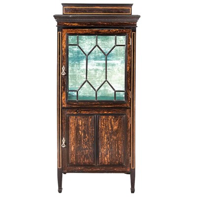 Lot 296 - Edwardian Style Parcel Ebonized and Calamander...