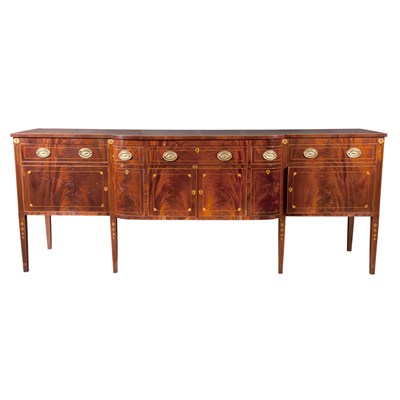 Lot 380 - George III Style Mahogany Sideboard Modern The...