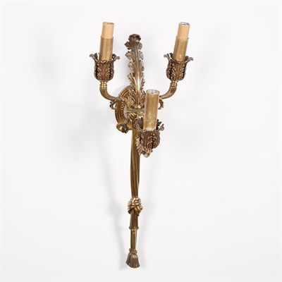 Lot 537 - Pair of Neoclassical Style Gilt-Metal...