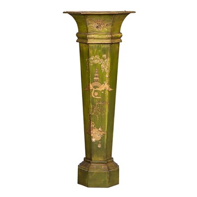 Lot 429 - Regency Style Green Painted Tole Planter...