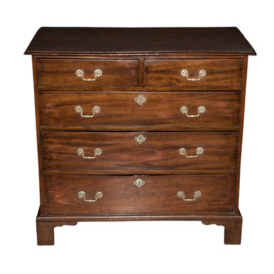 Lot 485 - George III Mahogany Chest of Drawers Height 36...