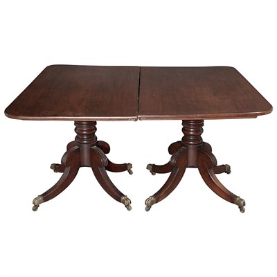 Lot 336 - George IV Mahogany Double-Pedestal Dining...
