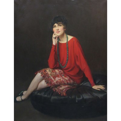 Lot 56 - Giulio de Blaas Italian, 1888-1934 Portrait of...