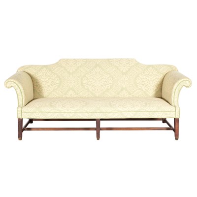 Lot 224 - George III Style Mahogany Sofa Length 6 feet...