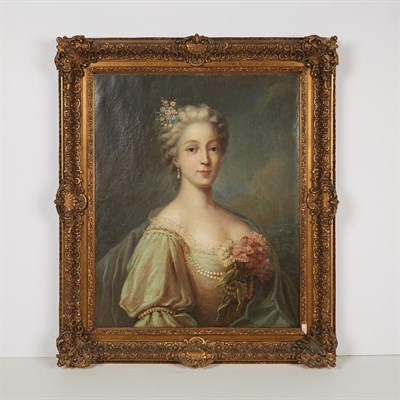 Lot 24 - French School 18th/19th Century Portrait of a...
