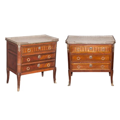 Lot 91 - Pair of Louis XVI Style Metal Mounted...