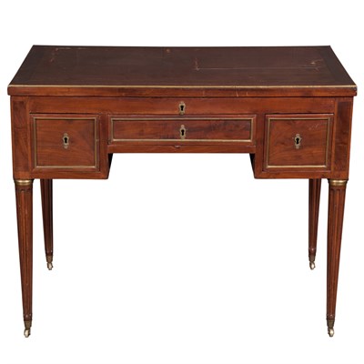 Lot 80 - Louis XVI Brass Mounted Mahogany Table a...
