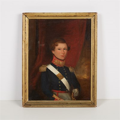 Lot 76 - Northern European School 19th Century Portrait...