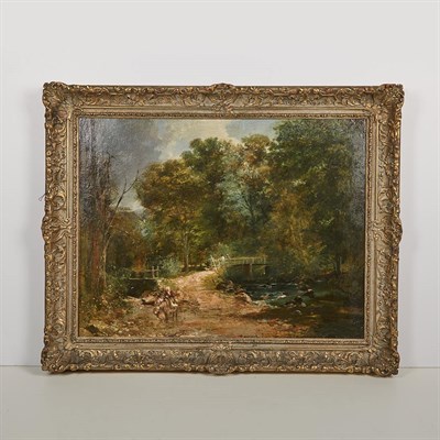 Lot 70 - English School 19th Century River Landscape...