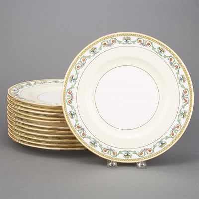 Lot 503 - Set of Twelve Minton Porcelain Service Plates...