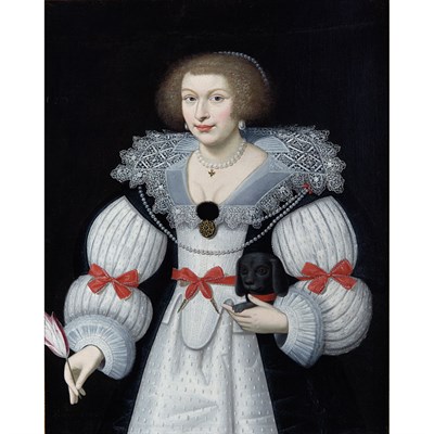 Lot 19 - English School 17th Century Portrait of a Lady...
