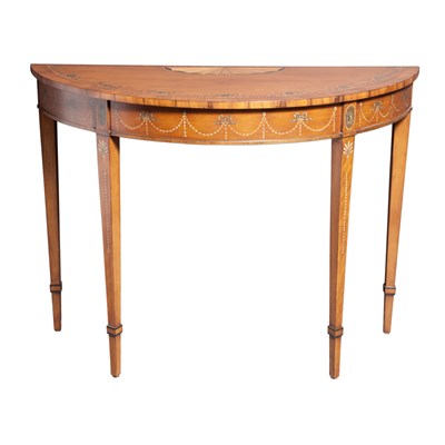 Lot 214 - Pair of George III Style Painted Mahogany...