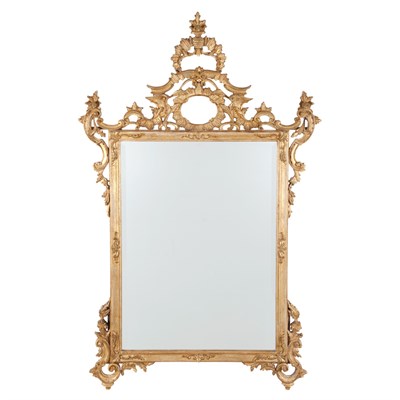 Lot 270 - Pair of Italian Rococo Style Carved and...