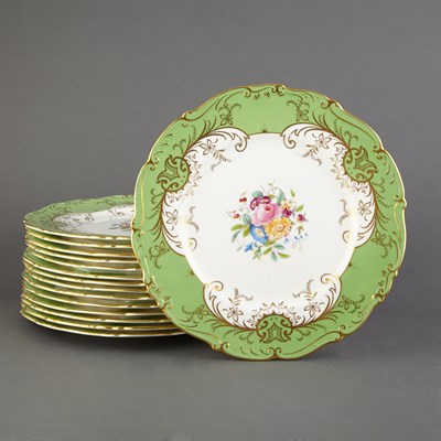 Lot 286 - Set of Fifteen Coalport Porcelain Service...