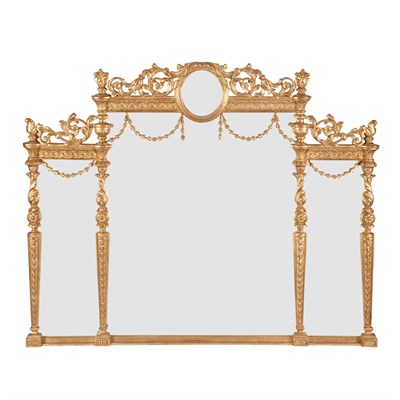 Lot 256 - Italian Neoclassical Style Carved and Giltwood...