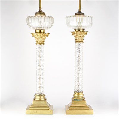 Lot 304 - Pair of Neoclassical Style Gilt-Metal Mounted...
