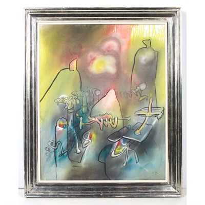 Lot 91 - Matta Chilean, 1911-2002 Untitled Signed with...