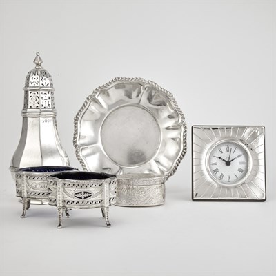 Lot 356 - Group of Sterling Silver Table Articles...