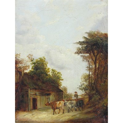 Lot 138 - English School 19th Century Landscape with...