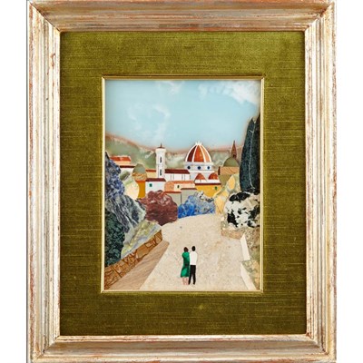 Lot 99 - Florentine Pietra Dura Plaque Last quarter of...