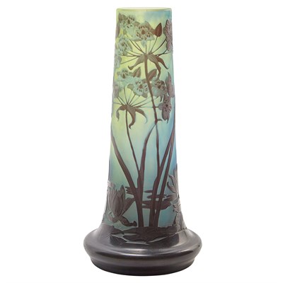 Lot 432 - Galle Acid Etched Cameo Glass Vase Circa 1900...