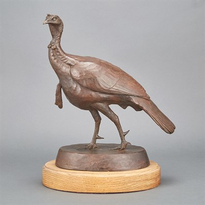 Lot 364 - Bronze Figure of a Turkey Cast from a model by...