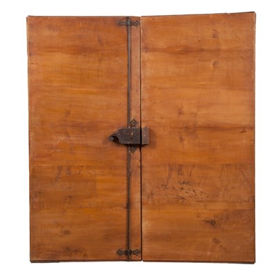 Lot 333 - Biedermeier Neoclassical Maple Armoire First...