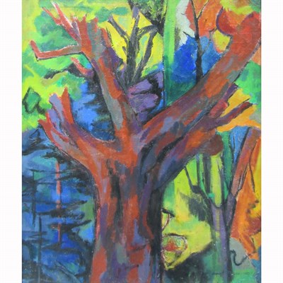 Lot 59 - August Mosca American/Italian, 1909-2002 Trees...