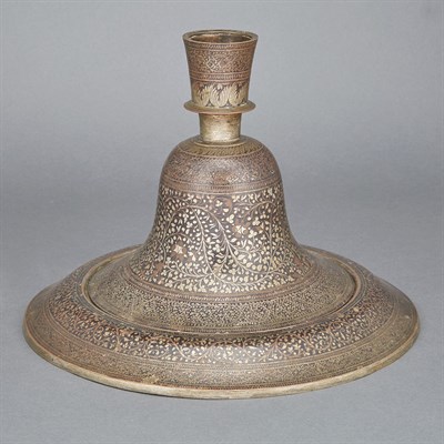 Lot 112 - Indian Presentation Brass Hookah Base and...