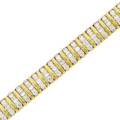 Lot 407 - Gold and Diamond Bracelet, Tiffany & Co.