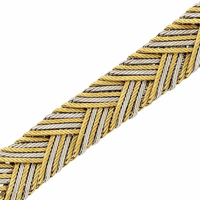 Lot 228 - Two-Color Gold Bracelet, Buccellati