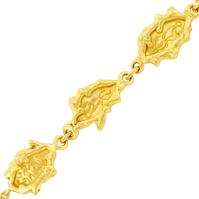 Lot 188 - High Karat Gold Bracelet, Jean Mahie