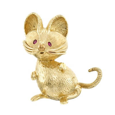 Lot 1106 - Gold Mouse Pin