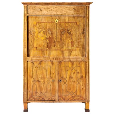 Lot 109 - Italian Neoclassical Style Marquetry Inlaid...