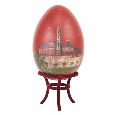 Lot 239 - Russian Painted and Red Lacquered Papier Mache...