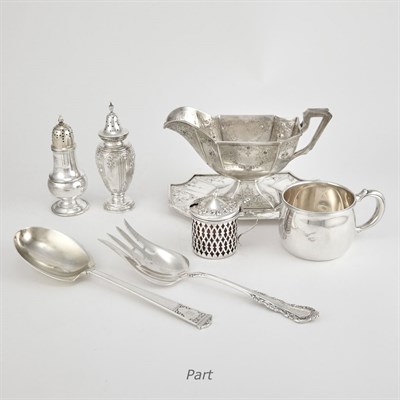 Lot 360 - Group of Sterling Silver Table Articles...