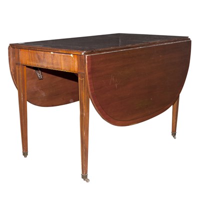 Lot 149 - Federal Style Inlaid Mahogany Drop-Leaf...