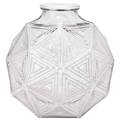 Lot 447 - R. Lalique Molded Glass Nanking Vase Marcilhac...