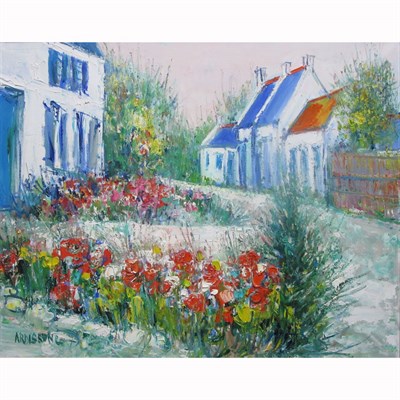 Lot 4 - Yolande Ardissone French, b. 1927 Fleurs a...