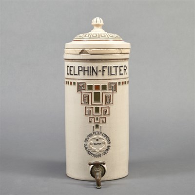 Lot 355 - German Jugendstil Ceramic Water Filter Height...