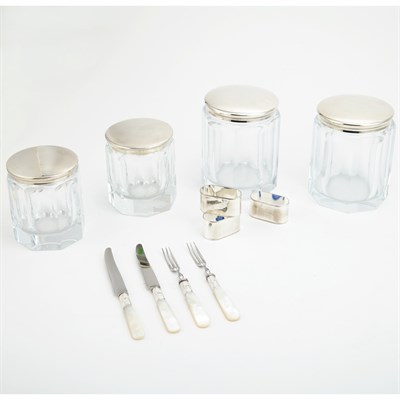 Lot 366 - Group of Silver Plated Table Articles...