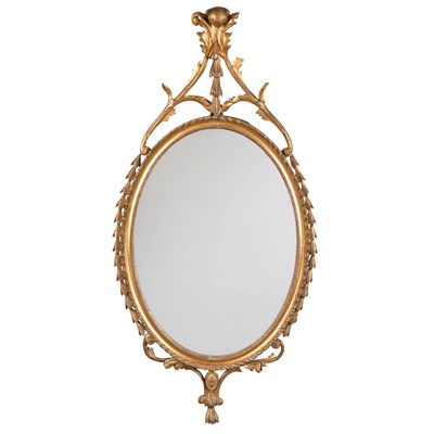 Lot 626 - George III Giltwood Mirror Last quarter of the...