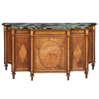 Lot 629 - George III Rosewood and Satinwood Side Cabinet...