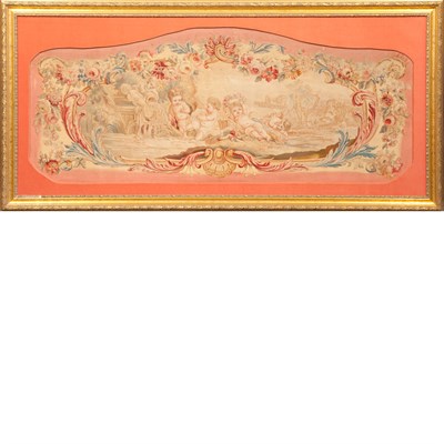 Lot 466 - Aubusson Style Panel Last quarter of the 19th...