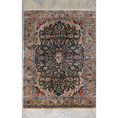 Lot 490 - Sino-Qum Silk Rug China, contemporary The...