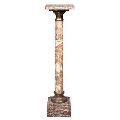 Lot 376 - Neoclassical Style Gilt-Bronze Mounted Marble...