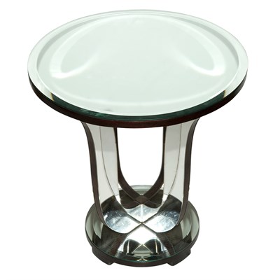 Lot 72 - 20th Century Design Mirrored Occasional Table...