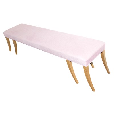 Lot 67 - 20th Century Design Pink Upholstered Eight-Leg...