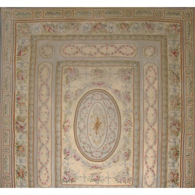 Lot 490 - Napoleon III Aubusson Carpet France, last...
